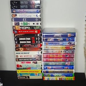 Vintage VHS Tapes (3 For $18)